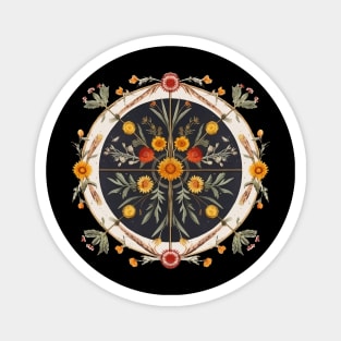 Wildflowers Wheel Magnet